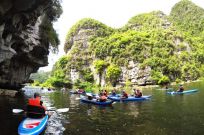 Khu du lịch Tràng An Ra mắt tour chèo thuyền Kayak